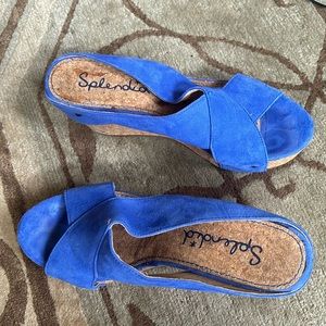 Royal blue wedge